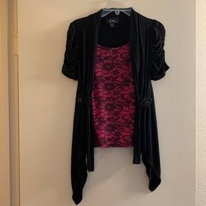 Girls B Wear drape top